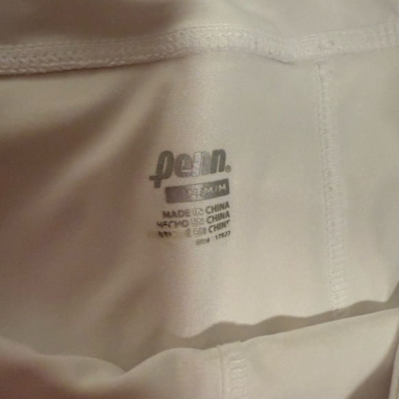 Penn White Skort with Flared Skirt and Elastic Waistband - Picture 5 of 8